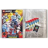 Lego Ninjago - Serie 5 Trading Cards - 1 Leere Sammelmappe + 5 Booster - Deutsch + Collect-it Hüllen Sleeves