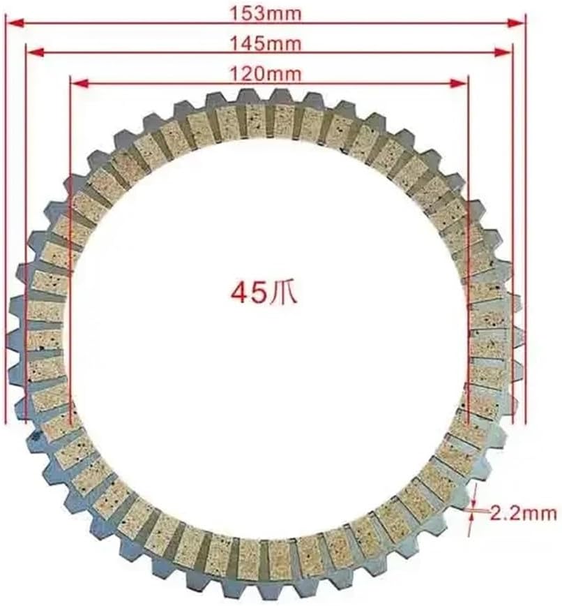 8PCS Motorcycle Friction Clutch Disc Plates Fit For Suzuki GSX750F 1989-1997 GSX600F For Katana 600 92-97 GSX-R750 GSXR750 1988-1992
