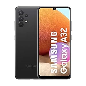 Samsung Galaxy A32 couleur noir | Smartphone FHD+ S-AMOLED de 6,4 pouces avec Android 11 | 4+ 128 Go de mémoire | Quatre caméras 64 MP et caméra frontale 20 MP | Charge rapide de 5 000 mAh et 15 W | [Version espagnole]