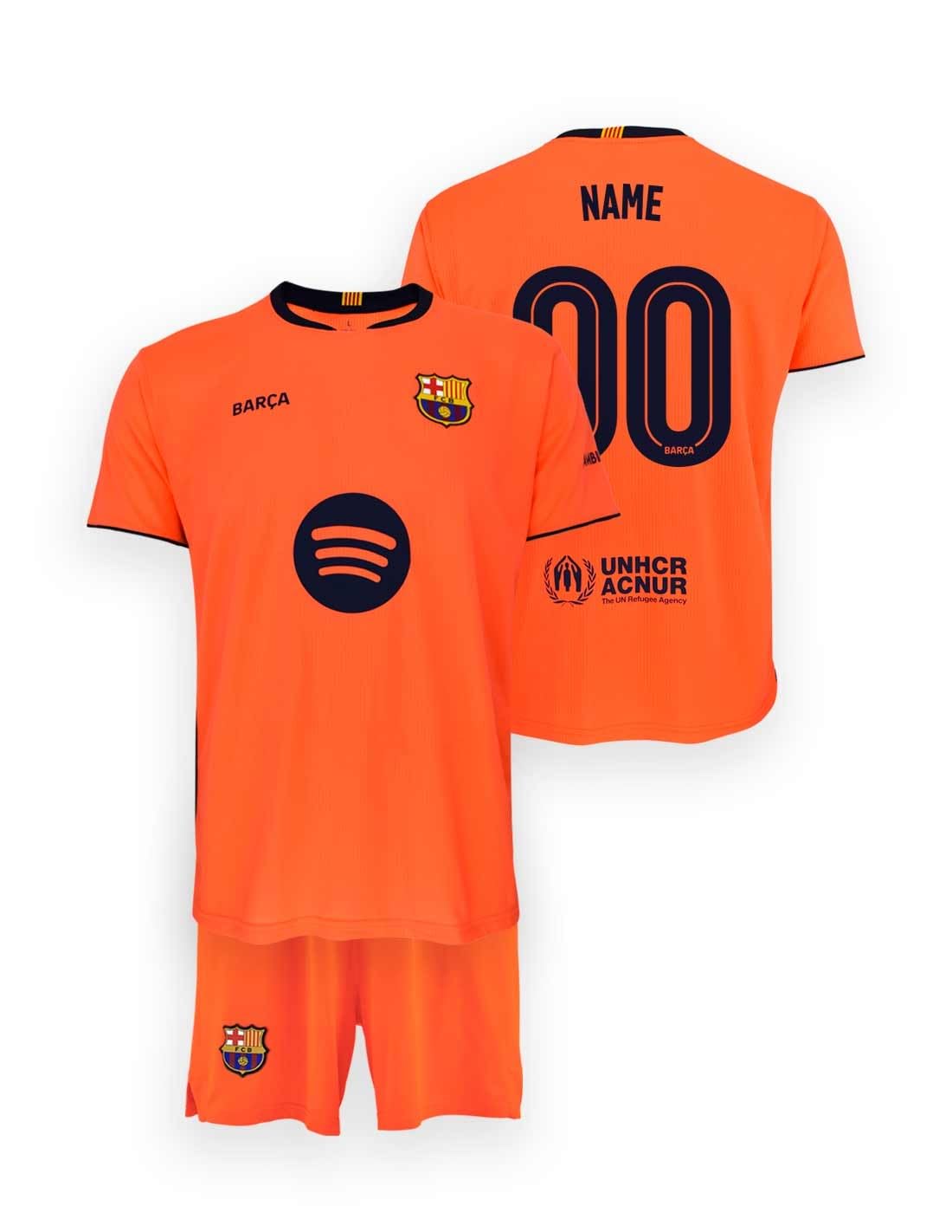 FCB FC Barcelona Personaliza tu Pack Camiseta y Pantalón Júnior 3ª equipación 25/26 - Réplica Oficial