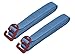 Produktbild riemot Spanngurt Koffergurt mit Haken Allzweckgurt Packriemen für Outdoor, Sport - 2 Stück, ca.200 cm Länge, 2 cm Breite Blau
