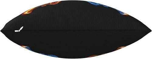 Miniatura 4 de Fundas de almohada cuadradas de estilo fútbol de 18 x 18 pulgadas para habitación de niños y niñas, funda de almohada de estilo deportivo fresco con