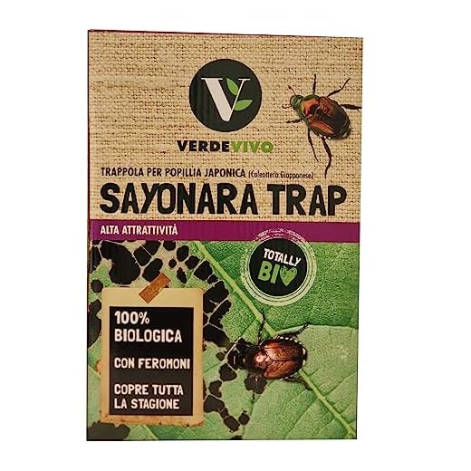 VERDE VIVO Trappola per Popillia Japonica BIO con Feromoni - Sayonara Trap