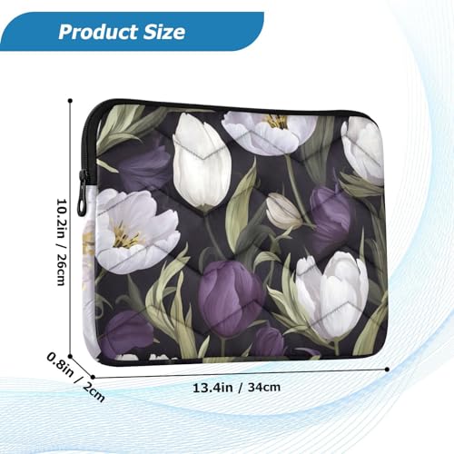 Funda para portátil 13-14 pulgadas color púrpura con protección impermeable miniatura 3