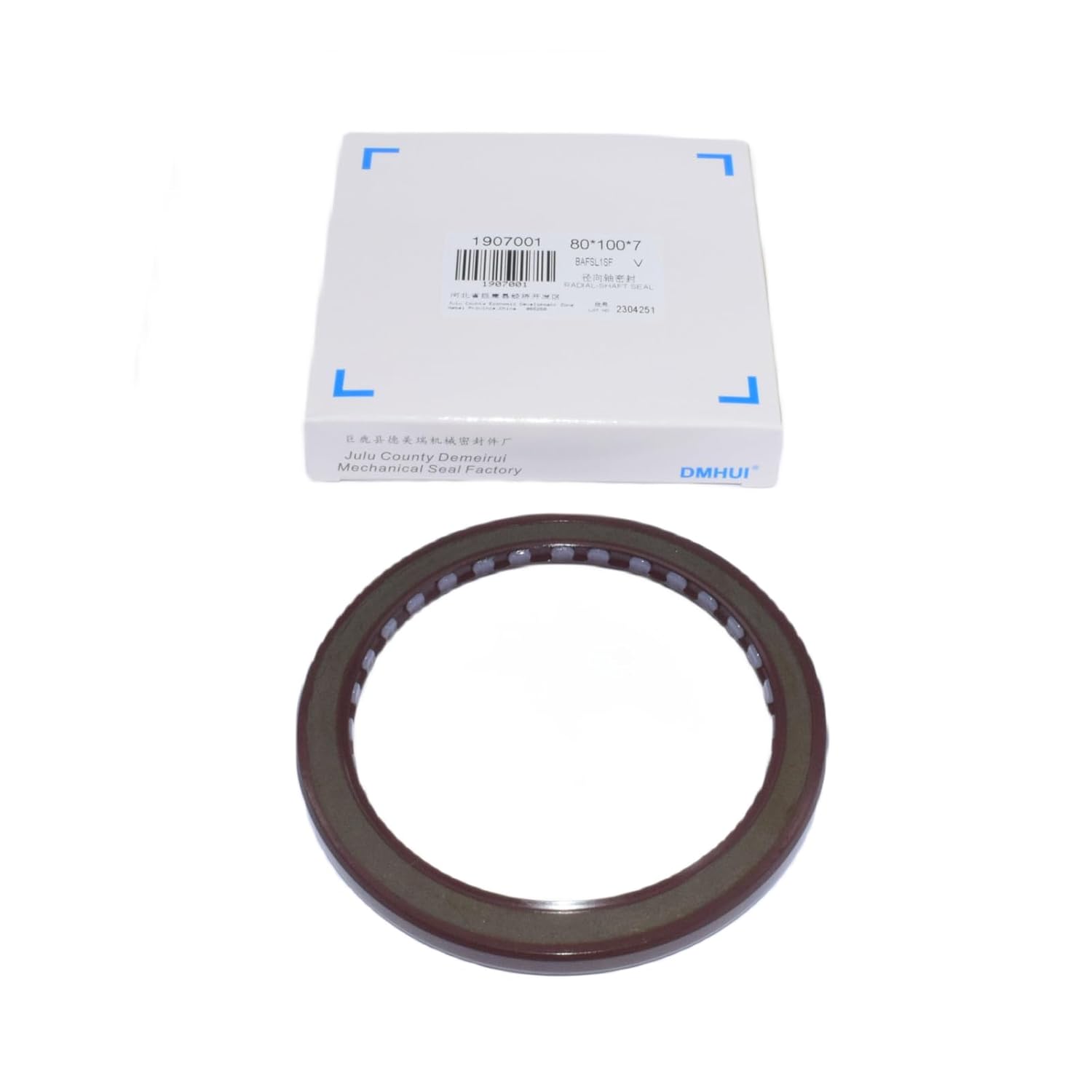 Shaft Seal Oil Seal Model 80×100×7mm/BAFSL1SF/FKM,Used in Hydraulic Pump/Motor Rotary Shaft Seal,High Pressure Oil Seal,with Spring Metal Skeleton Lip Seal.