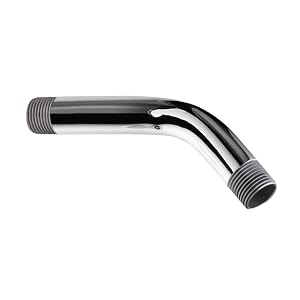 Moen 123815 Standard Shower Arm with 1 2-Inch Universal Threads 8-Inch Chrome