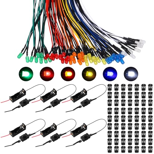 Diodes électroluminescentes 12V câblées sans soudure pour illuminer l'artisanat