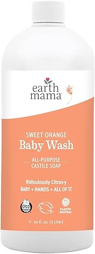 Vista 15 de Earth Mama Calming Lavender Jabón líquido espumoso para manos, jabón corporal orgánico multiusos de lavanda para pieles sensibles, jabón de castilla