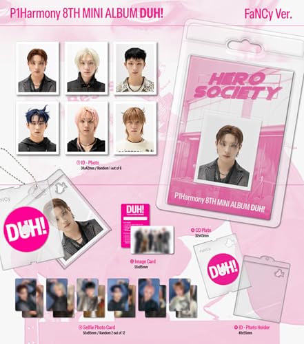 P1Harmony DUH! mini album avec photobook exclusif de JIUNG