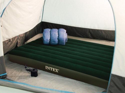 Intex Double Size Prestige Downy Airbed with Battery Pump