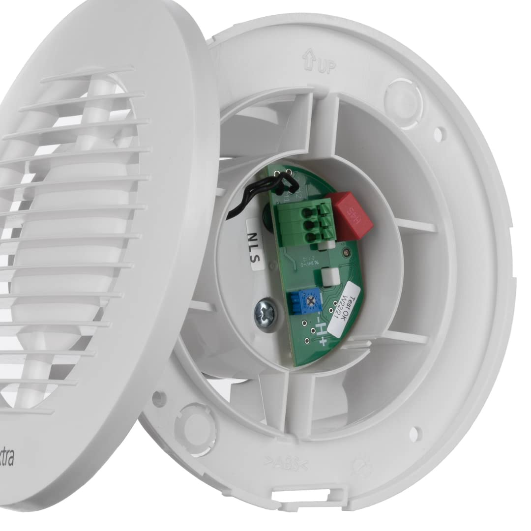 100mm Badkamer Ventilator - Antraciet Stille Afzuigventilator - Badkamerventilator - Muurventilator voor Keuken, Garage, Toilet