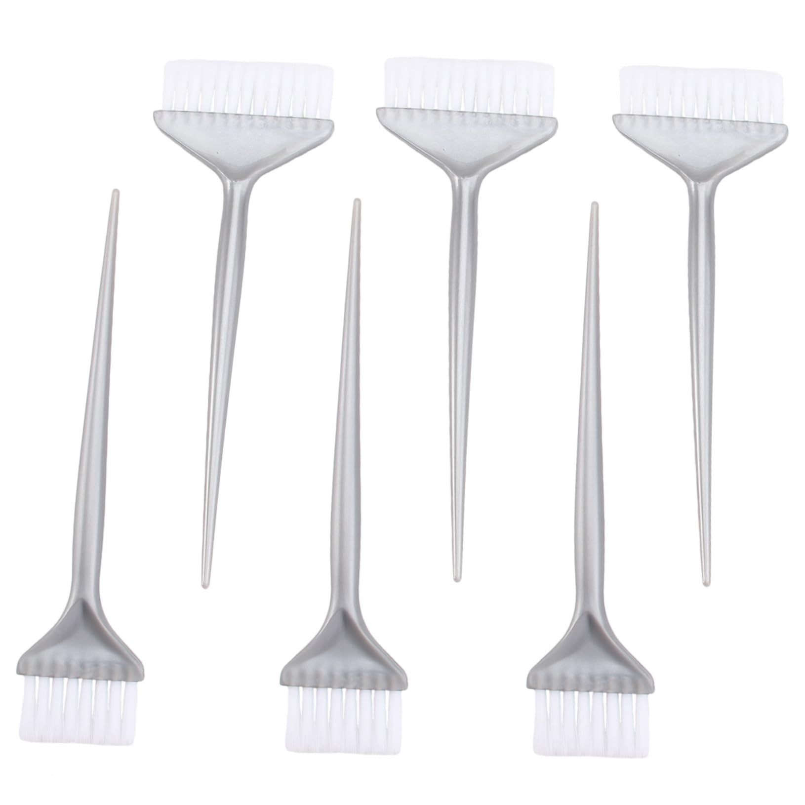 Beatifufu 6pcs Hair Dye Brush Set Hair Coloring Comb Soft Bristles Mini Brush Bulk for Dyeing