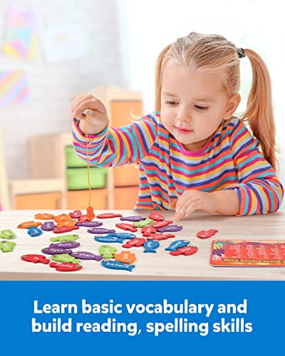 Coogam Wooden Magnetic Fishing Sight Words Game Learning Dolch Word Flashcards Montessori Educational Toy For Preschool 3 4 5 Year Old Kids #TOP4