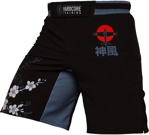 Hardcore Training Pantalones cortos de lucha para hombre Boxeo MMA Combat BJJ Grappling Fitness Muay Thai Kickboxing No Gi