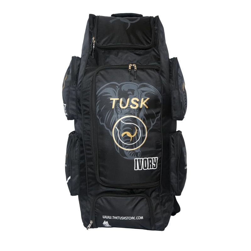 tusk Ivory Cricket Kit Bag Spacious Cricket Kit Bag Durable Material Multiple Compartments Easy Carry Design Suitable for Matches Practice and Travel-picture-11