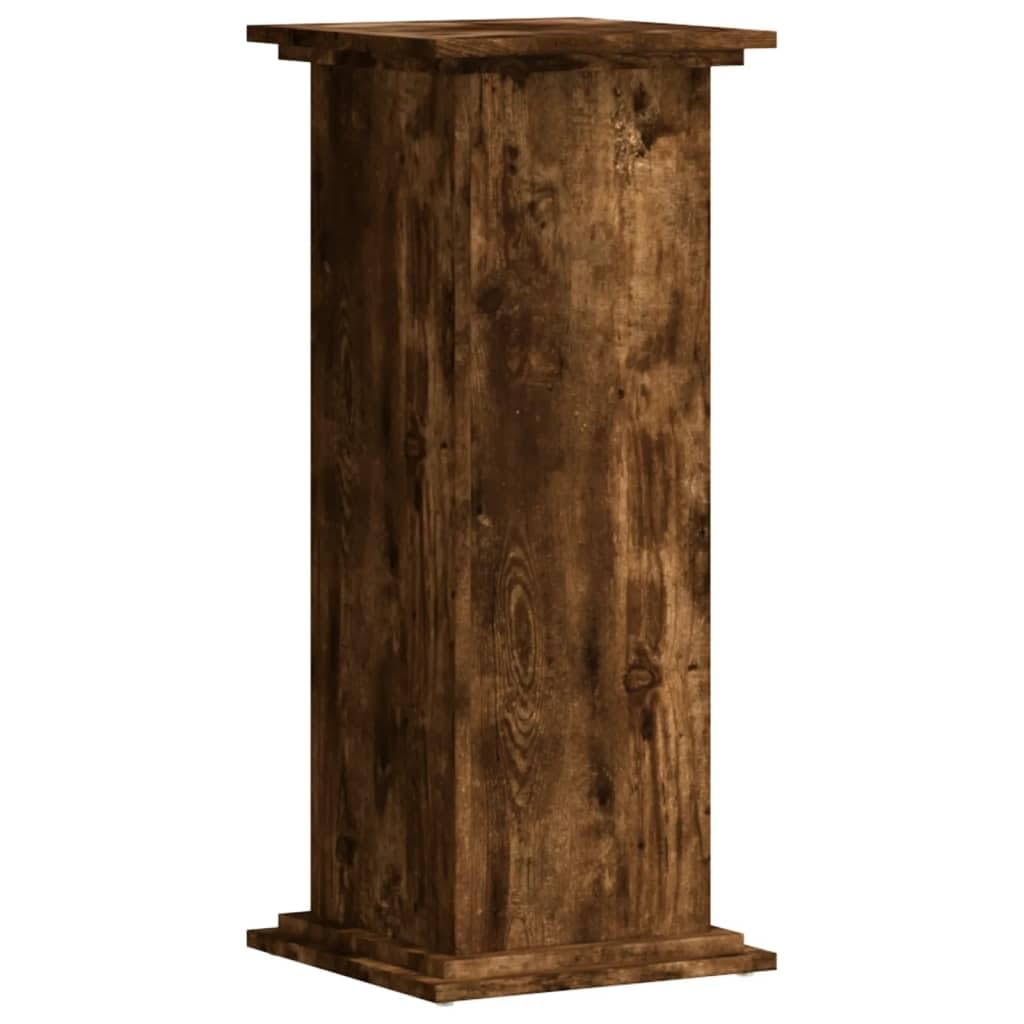 vidaXL Plant Stand, Plant Pot Stand for Indoor Living Room, Plant Holder for Decorative, Flower Stand Flower Pot, Smoked Oak Engineered Wood