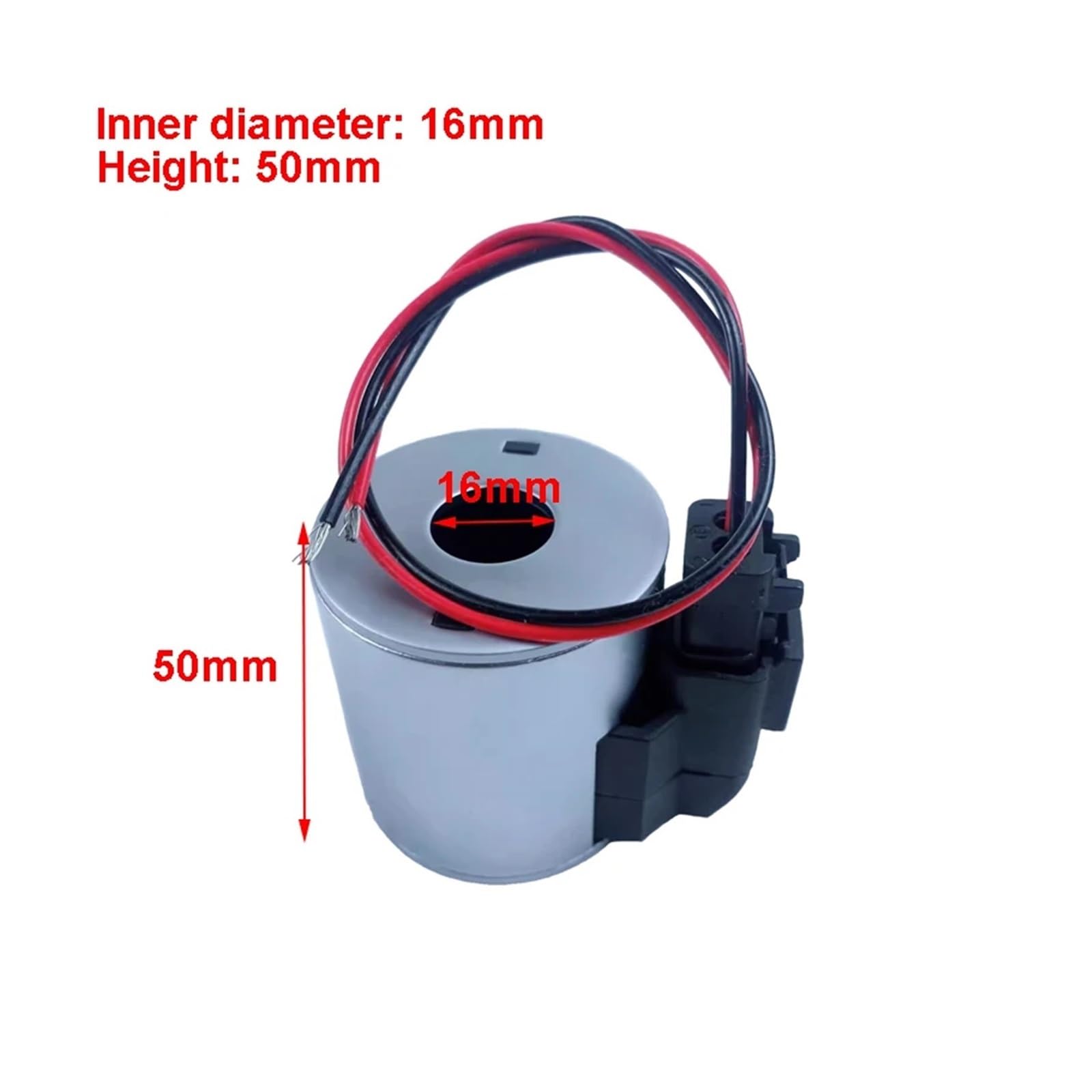 1 szt. cewka elektromagnetyczna 4304012 średnica wewnętrzna 13 mm / 16 mm wysokość 36 mm / 50 mm DC12V DC24V (wewnętrzna otwór 16 mm drut, DC12V)