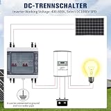 Zabezpieczenie przeciwprzepięciowe PV, DC 40 A/1000 V wyłącznik – ochrona odgromowa wyłącznik nadprądowy IP65, ochrona słoneczna do fotowoltaiki 2 w 2 Out