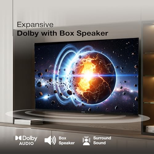 Image of SANSUI 109cm (43inch) Full HD Smart Google 5.0(Android 14) with Dolby Audio, BOE Panel, Filmmaker Mode, HDR10, Google Assistant,A+ Grade Panel, LED TV (JSW43FHG5)