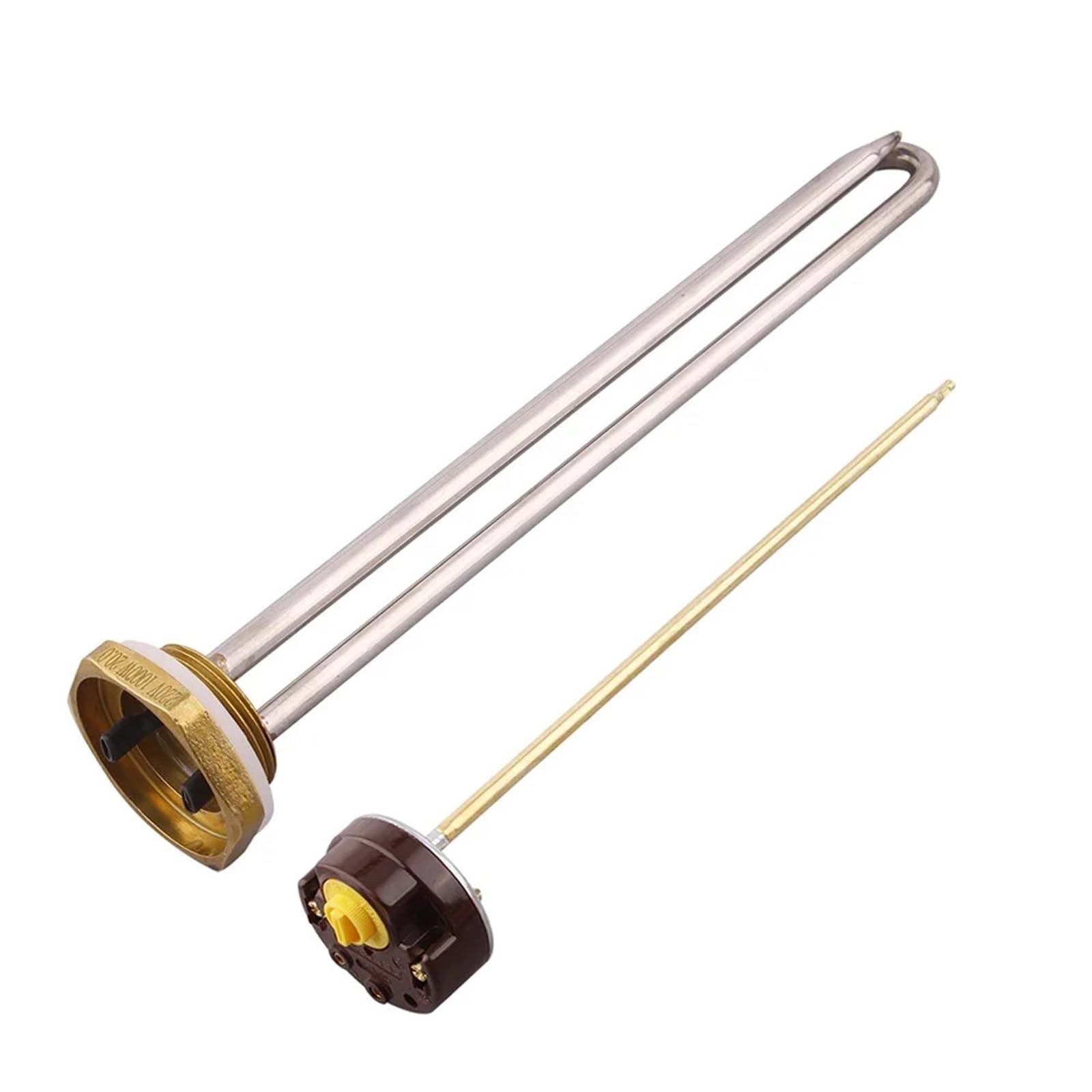 Element grzejny 48 V z termostatem DC Element grzejny SUS304 250 W/450 W/1000 W DN32 Grzałka zanurzeniowa do wody(450W)