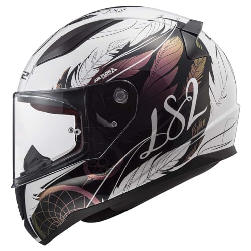 Image of LS2 Helmets Rapid II Full Face Motorcycle Helmet (Dreamcatcher Chameleon /White - X-Small)