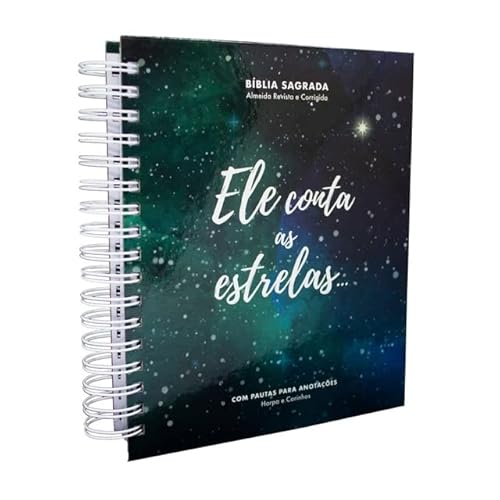 Bíblia Sagrada com Espaço para Anotações Harpa Avivada e Corinhos Estrelas
