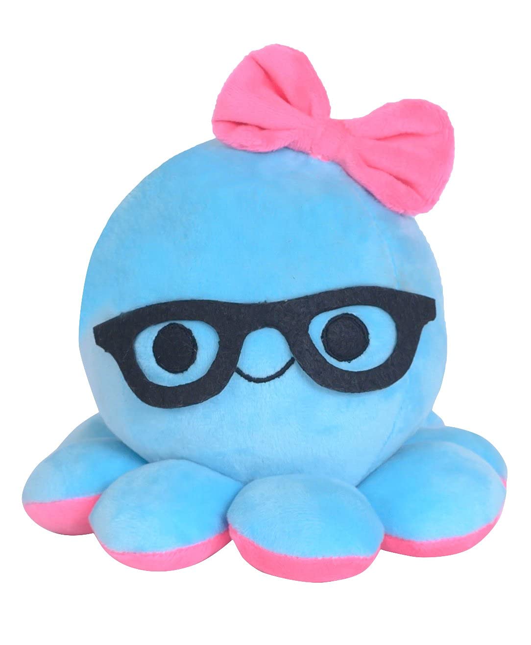 Webby Plush Beautiful Blue Octopus with Head Ribbon and Spectacles, Soft Toys for Kids 15CM (B09DSK8TM5) Amazon Price History, Amazon Price Tracker