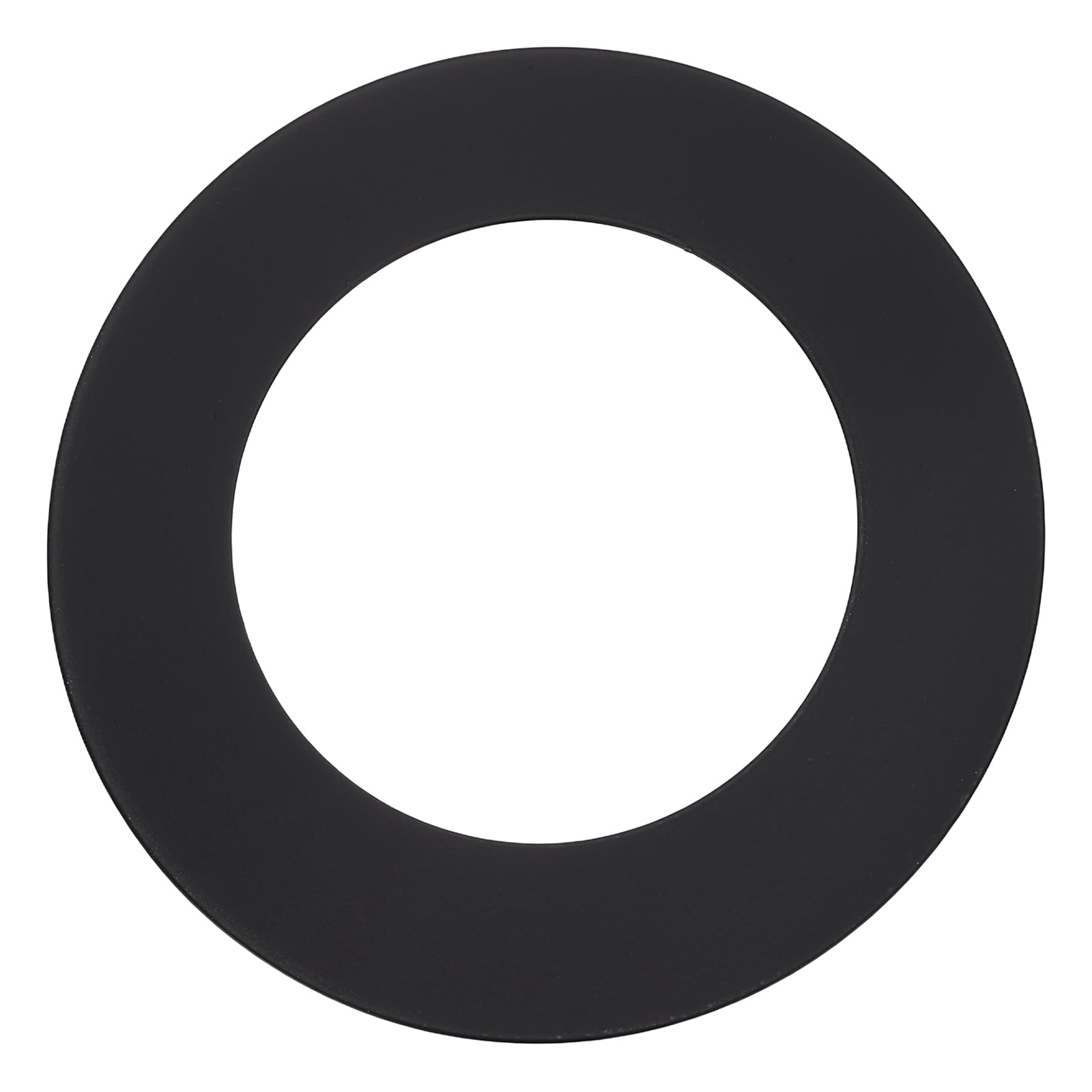 sourcing map Goof Rings for 4" Recessed Lights, 4.25" ID 6.8" OD Steel Flat Goof Trim Ring Can Light Cover Plate Flush Mount Can Converter for Ceiling Wall Hole Decorative, Matte Black