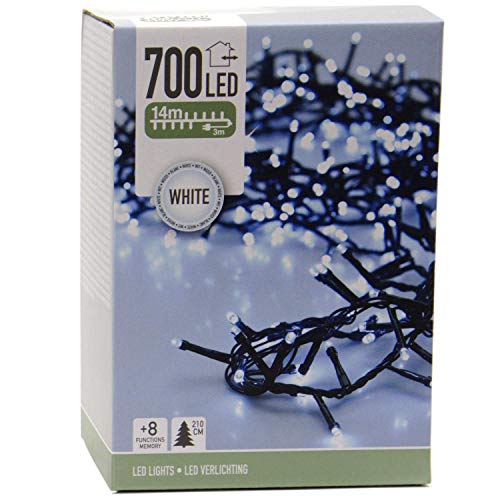 LED Lichterkette kaltweiß für außen und innen Außenbeleuchtung...