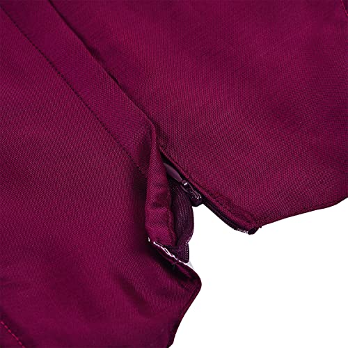 Image of Wish Karo Baby Girls Knee Length Satin Embroidered Party Dress-(fe2913nw)