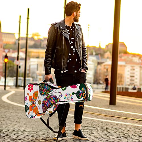 Housse de transport étanche pour guitare avec bandoulière réglable Motif floral, Multicolore 04, 42.9×16.9×4.7 in… - Les Beatles, Paul McCartney, John Lennon, RIngo Starr, George Harrison Housse de transport étanche pour guitare avec bandoulière réglable Motif floral, Multicolore 04, 42.9x16.9x4.7 in… – Image 7