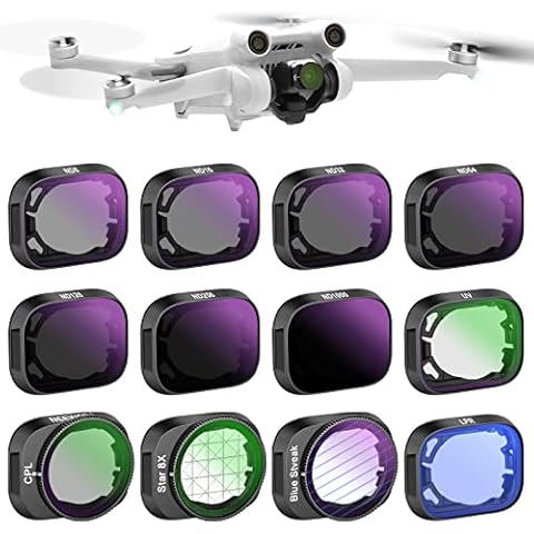 Neewer 12 in 1 Drone Filter Kit for Mini 3 Cover