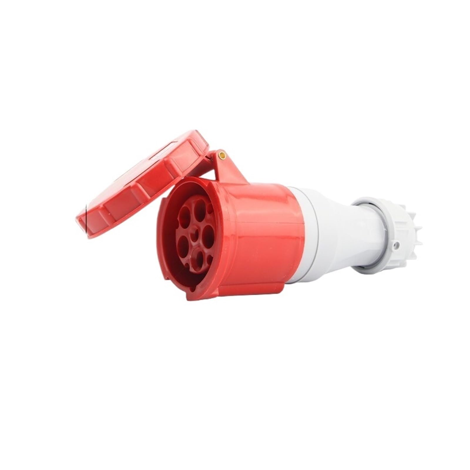 Hzimhnhi One Color 1Pc Ip67 Waterproof High-Power Industrial Plug 63A/125A Socket - Non-Explosion-Proof 3-Core 4-Wire 5-Core Connector(Five Core 63A Connector)