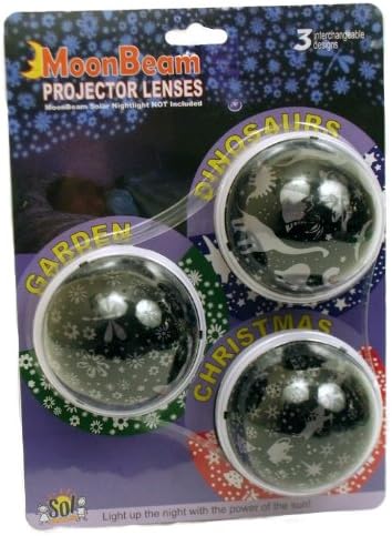 Moonbeam 3 Count Projector Lens, Christmas Theme