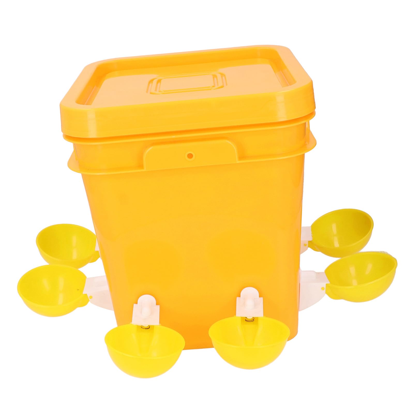 Akozon Juego de Dispensador Automático de Bebedero para Aves de Corral - Juego de Bebedero Automático para Pollos, Pavo de Ganso y Autorreposición de bajo Derrame -, Césped y Jardín (Tazas de Agua