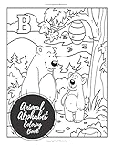 Animal Alphabet Coloring Book: ABC Letters Large One Sided Patterns