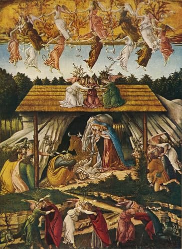 Affiche Artistique Nativité Mystique Botticelli Solution Mur Vide Grand Format