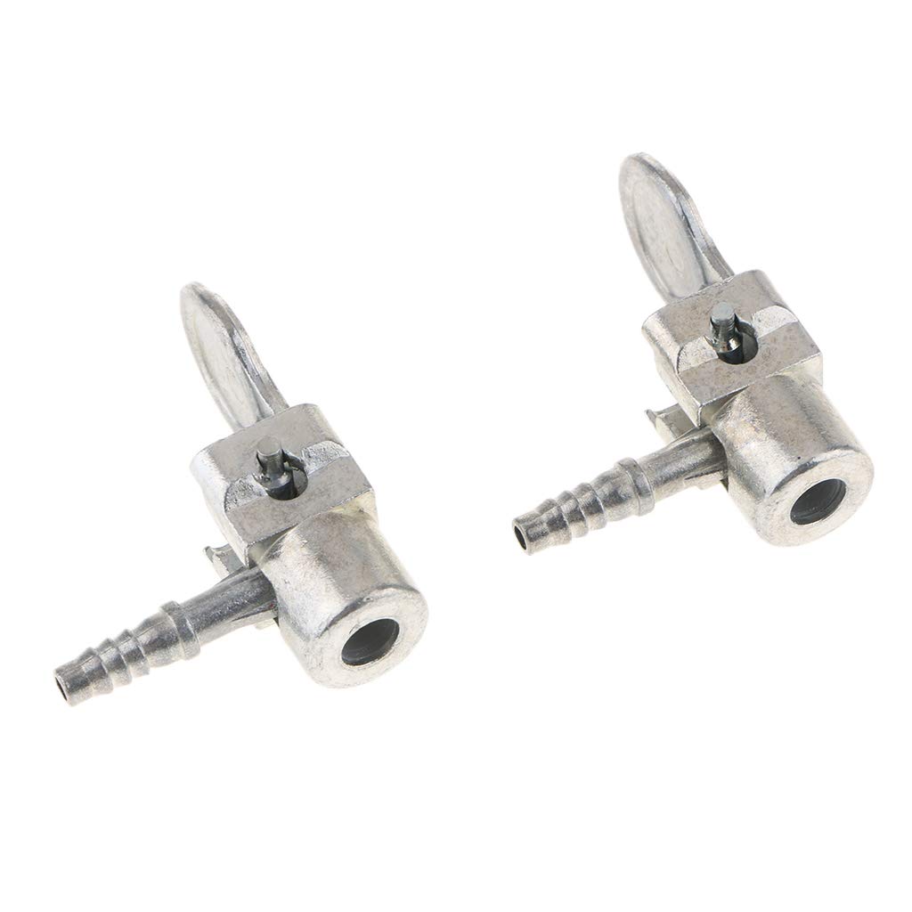 10 Paar Luftpumpen-Spannfutter-Clips, Reifenventil, Auto, LKW, Reifenfüller, Klemmverbinder
