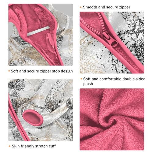 GuoChe Abstract Brush Toddler Boy Fleece Jacket3