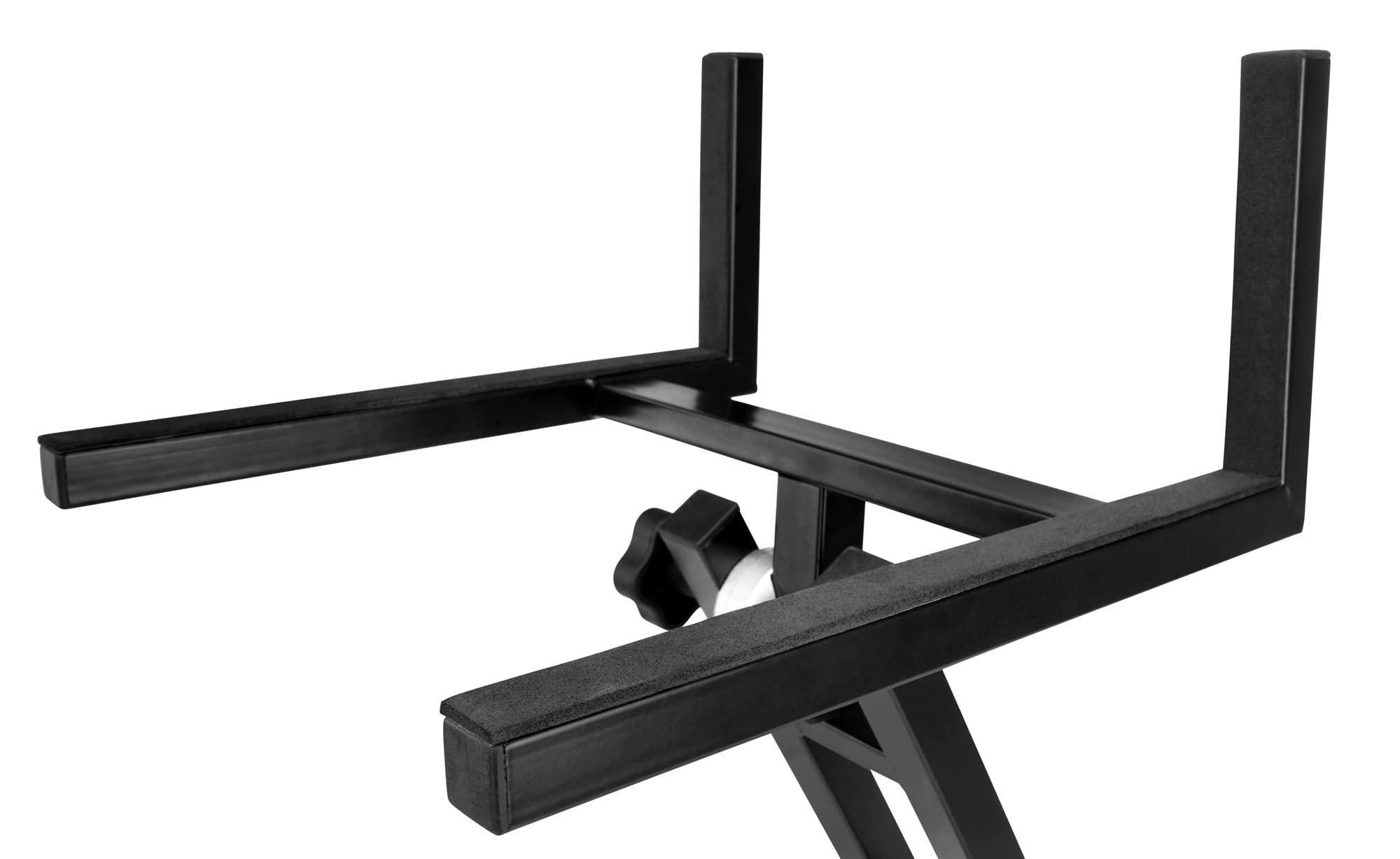 Pronomic Supporto MXS-100 per mixer, amplificatori chitarra, combo amp, laptop, casse, rack. Altezza totale 47-82 cm, altezza appoggio da terra 35-68,5 cm.