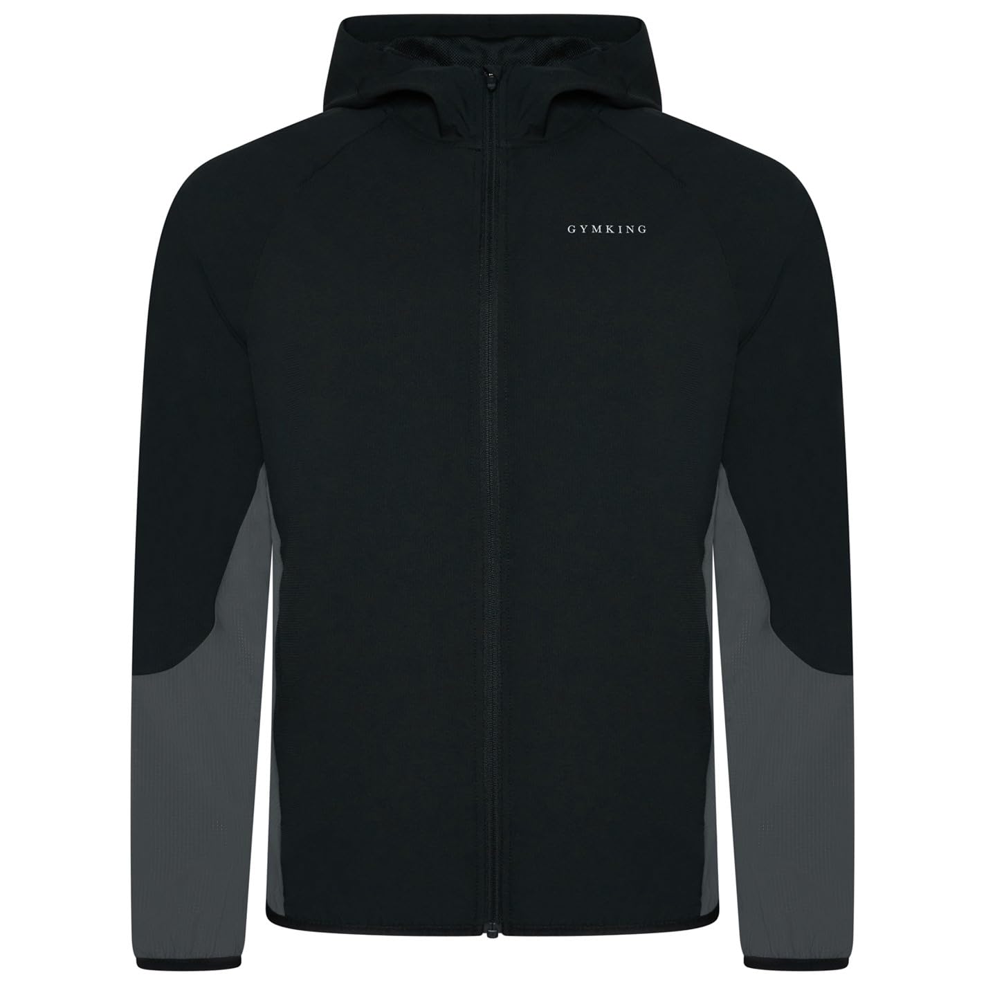 Gym King Men's Black Progress Long Sleeve Windbreaker in Size L, Sports Direct