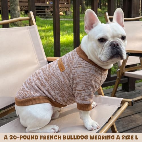 Image of 4 Pack Dog Sweaters for Small Dogs Girl Boy Winter Fleece Clothes Warm Soft Dog Sweatshirt Outfit for Dogs Cats Pet Apparel