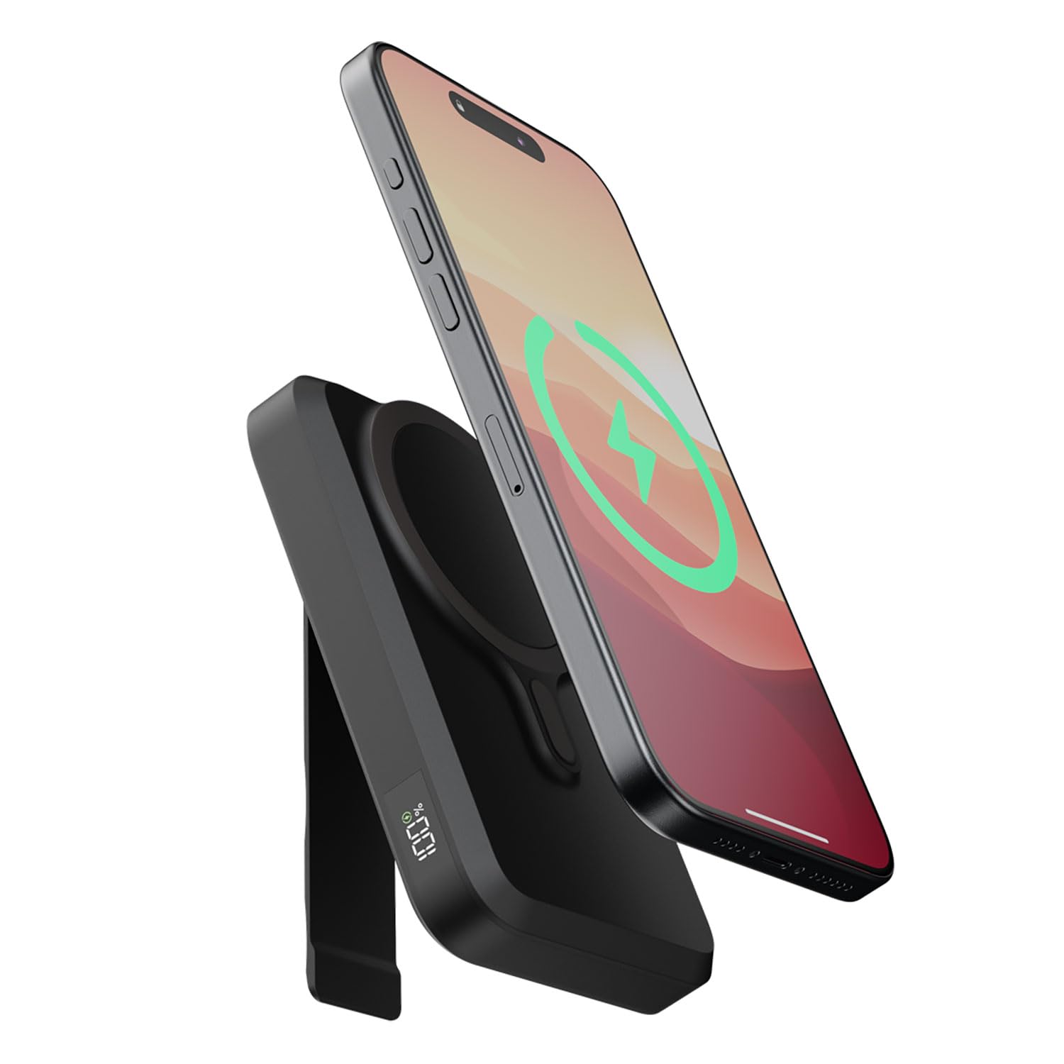 Xtorm Fuel series5 power bank 10.000mAh 15W magnetico, finitura Premium | Adatto per iPhone e dispositivi compatibili, leggero, sottile, ricarica rapida, display digitale con % carica