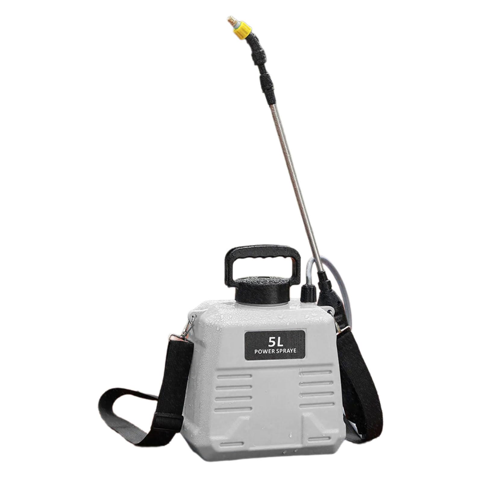 Pulvérisateur de jardin électrique 5L avec poignée rechargeable et lance télescopique