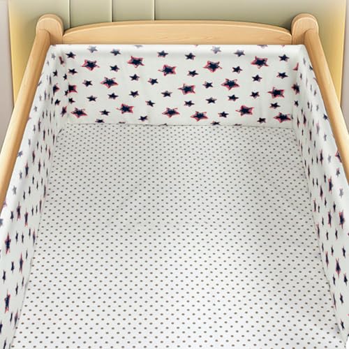 GYCF Bed Rail Cushion for Toddlers Kids, Safety Bed Guard, Universal Bedside Rail, Cushion Side Protectors, Bed All Round Surrounds, Fall Protection Bed Parent's Bed,A02,150x30CM