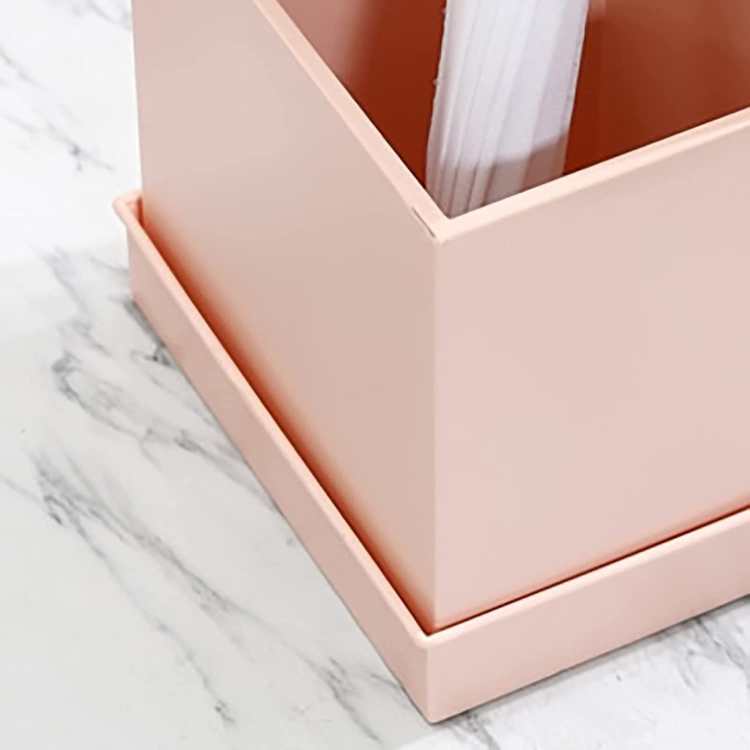 Portaombrelli Moderno Nordico con Vaschetta Raccogligocce, Portaombrelli per Ufficio, Garage, Porta D'Ingresso, Portaombrelli per Porta D'Ingresso（Pink-28 X 28 X 55.5 Cm）