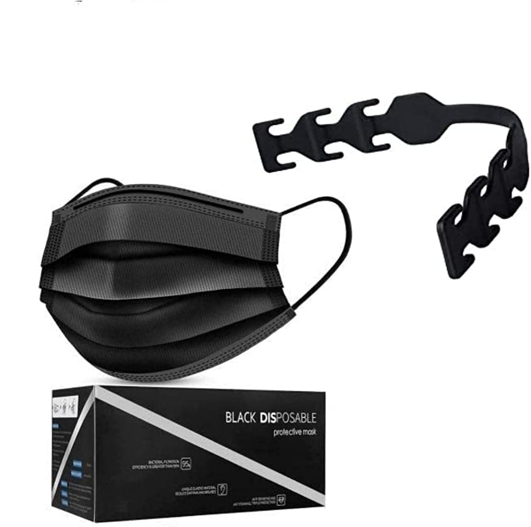 The Divine Exports Surgical Nonwoven Fabric Disposable Multilayer Protective Mask for Unisex with adjustable nose pin Reusable Breathable Masks (100) (B0BJF77QMW) Amazon Price History, Amazon Price Tracker
