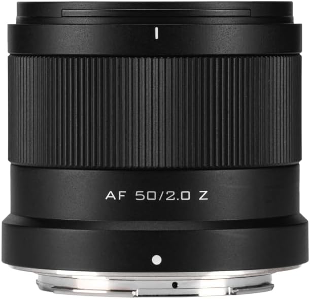 VILTROX 50mm f2.0 Z, 50mm f/2.0 Z-Mount Full Frame Camera Lens Ultra Wide Angle Auto Focus Lens for Nikon Z Mount Cameras Z5 Z50 Z6 Z6II Z7 Z7II ZFC Z30 Z9 Z8