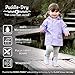 JAN & JUL Baby Puddle-Dry Rain Jacket, Waterproof Coat for Boys and Girls (Yellow, 1T)