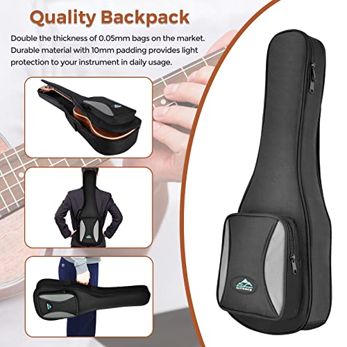 Image of EASTROCK Soprano Ukulele 21 inch Sapele Beginners Kit | Ukulele big package kit, suitable for adults and beginners, ideal for practice, daily playing, and home use